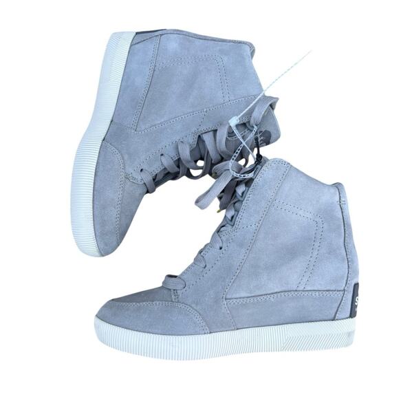 Sorel Women's Out N About Wedge - Dove/Quarry Size 7 - Picture 6 of 12
